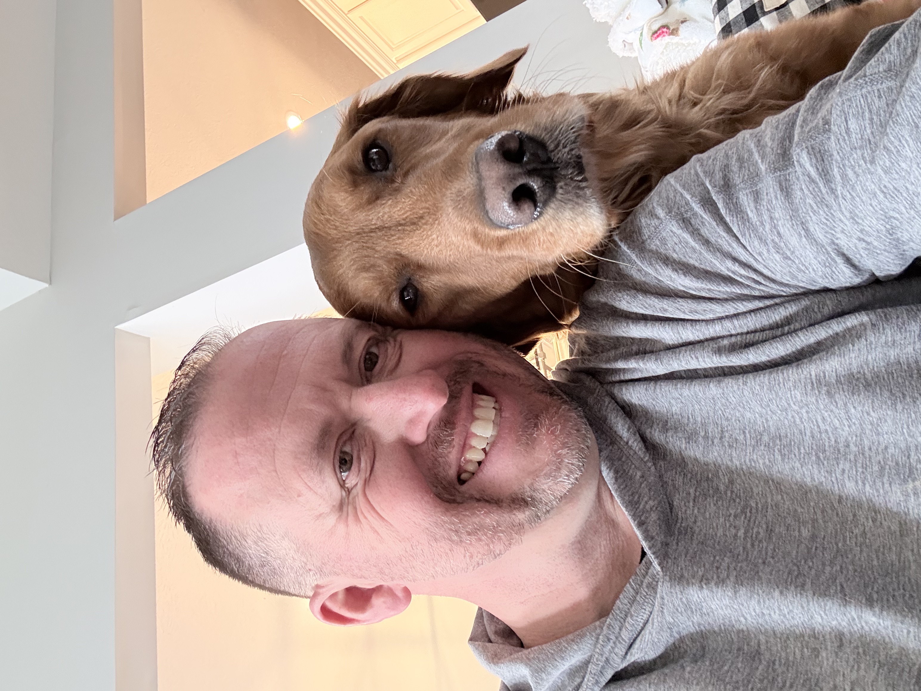 Jeff Simmons with Frankie, Pioneer AI & Data